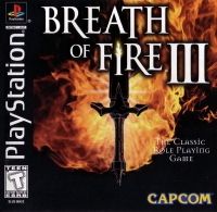 PSX - Breath of Fire III Box Art Front