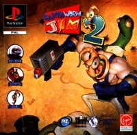 PSX - Earthworm Jim 2 Box Art Front