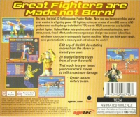 PSX - Fighter Maker Box Art Back