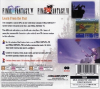 PSX - Final Fantasy Anthology Box Art Back