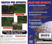 PSX - Fox Sports Golf '99 Box Art Back
