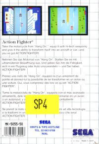 SMS - Action Fighter Box Art Back