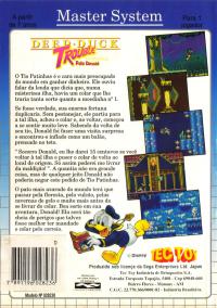 SMS - Deep Duck Trouble Starring Donald Duck Box Art Back
