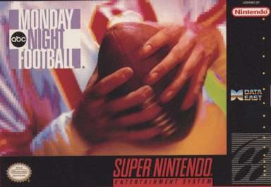 SNES - ABC Monday Night Football Box Art Front
