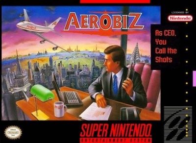 SNES - Aerobiz Box Art Front