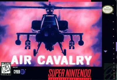 SNES - Air Cavalry Box Art Front