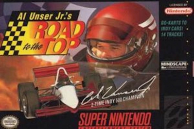 SNES - Al Unser Jr's Road to the Top Box Art Front