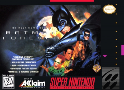 SNES - Batman Forever Box Art Front