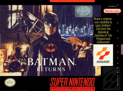 SNES - Batman Returns Box Art Front