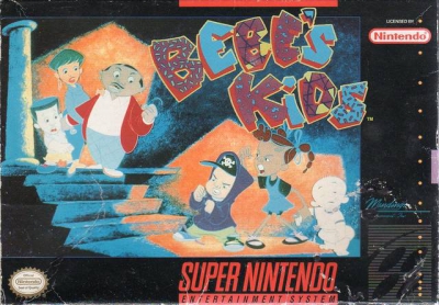 SNES - Bebe's Kids Box Art Front