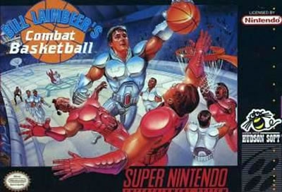SNES - Bill Laimbeer's Combat Basketball Box Art Front
