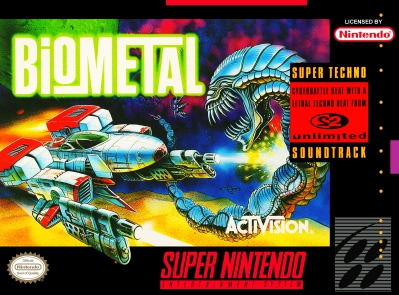 SNES - BioMetal Box Art Front