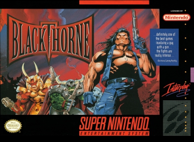 SNES - Blackthorne Box Art Front