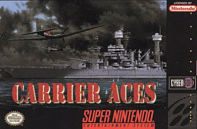 SNES - Carrier Aces Box Art Front