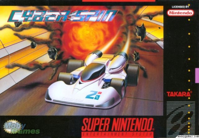 SNES - Cyber Spin Box Art Front