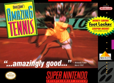 SNES - David Crane's Amazing Tennis Box Art Front