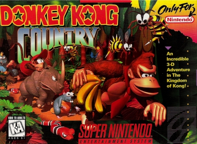 SNES - Donkey Kong Country Box Art Front