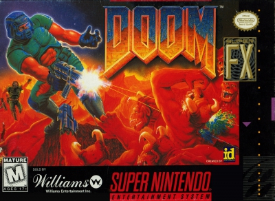 SNES - Doom Box Art Front