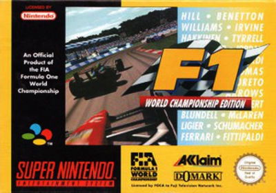 SNES - F1 World Championship Edition Box Art Front