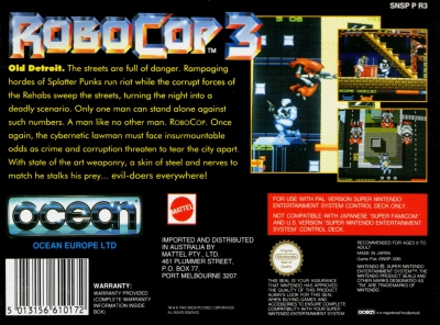 Robocop clearance 3 snes