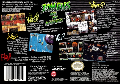 Zombies Ate My Neighbors - Retro Game Cases 🕹️